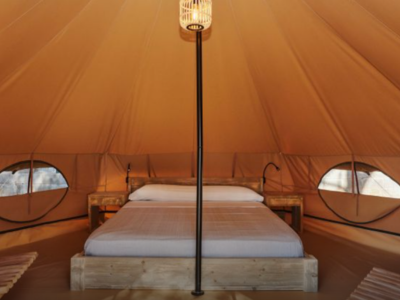 Dormir entre el mar y la naturaleza: así son las Tiendas Nature del Camping Itxaspe